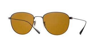 Eyevan 7285 Marti BK Mens Sunglasses Black Size 52