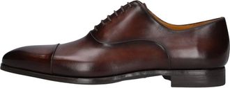 Magnanni Cap-toe Oxford - Heren - Nette schoenen - Bruin - 41 EU - Leer - Schoenen