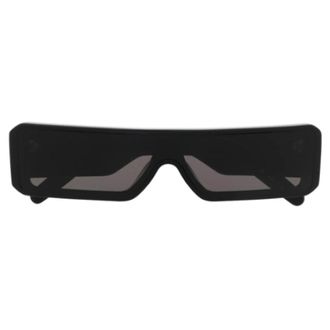 Rick Owens Occhiali da Sole Black Temple - - Accessories - Donna - Nero - ONE SIZE