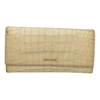 Miu Miu Pre-owned Wallets, female, White, Size: ONE SIZE Pre-owned Leather Wallet