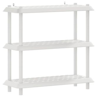 vidaXL Estanter&iacute;a 3 Niveles 100 X 40 X 96 Cm Pp Blanco Vidaxl