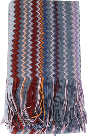 Missoni Multicolor Wool-Blend Zigzag Scarf
