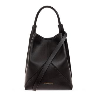Victoria Beckham Victoria Bucket Bag - Dames - Tassen - Bruin - Maat: ONE Size Leer