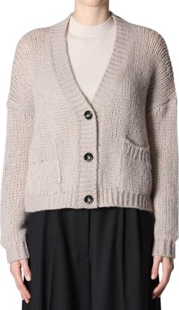 Roberto Collina Chunky V-Neck Knit Cardigan
