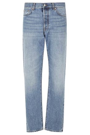 Department Five Bowl Denim Jeans With Distressed Hem And Classic Five-Pocket Design