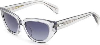 Rag & Bone RNB1055/S KB7/9O Womens Sunglasses Grey Size 54