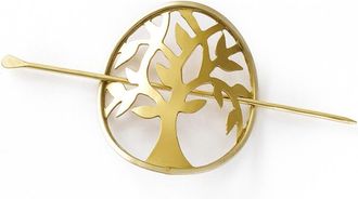 Matr Boomie Aranyani Tree of Life Hair Pin - Slide with Stick in Metallic Gold at Nordstrom