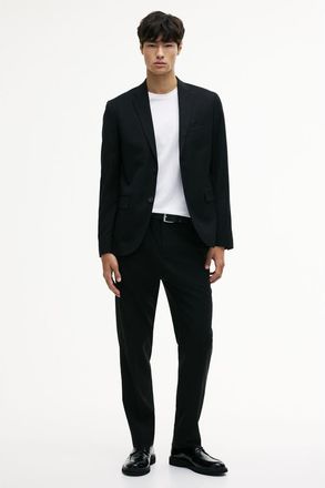 H&M Slim-fit suit pants in Black at Nordstrom, Size 32