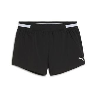 Puma Shorts da training in tessuto PUMA STRONG 3 da donna, Accessori, Nero, XL