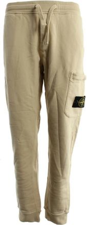 Stone Island Trainingsbroeken - Heren - Sweatpants - Beige - S - Katoen - Broeken