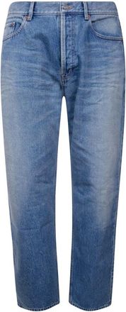Saint Laurent Mick Jeans - Heren - Regular Fit Jeans - Blauw - W34 - Katoen - Jeans