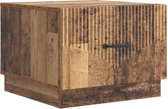 vidaXL Mesa De Caf&eacute; Madera Envejecida 49 X 50 X 37 Cm Vidaxl