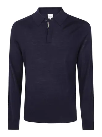 Paul Smith Mens Sweater Ls Polo