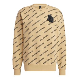 adidas Monogram Sweatshirt Tan Black IB2742