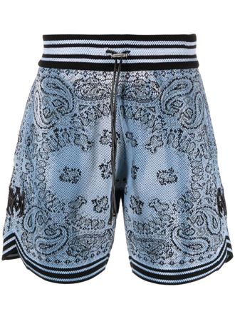 Amiri Calzini con stampa paisley - Blu