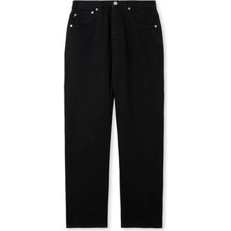 Fortela 965 John Japan Selvedge 12.4oz 5-Pocket Regular Fit in Black at Nordstrom, Size 30 31 Eu