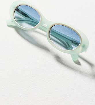 For Love & Lemons x DIFF Oval Sunglasses