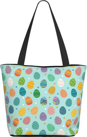 AOOEDM Colorfully Eggs Ladies Shopping Bag 13x11x7in.The Perfect ValentineS Day Gift.It Is The Best ValentineS Day Gift For Mom, Daughter, Wife,Etc