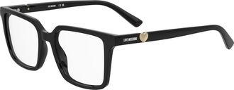 Moschino Optical Frame - Dames - Brillen - Zwart - 52 MM - Accessoires