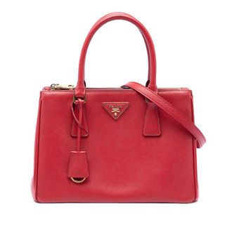 Prada Pre-owned Prada Medium Saffiano Galleria Double Zip Satchel Ladies AAK3VFBC1SANPQY0