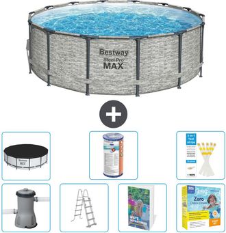 Bestway Piscina Bestway Steel Pro Max Redonda - 427x122 Cm - 8-piezas S572