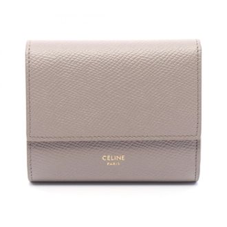 Celine Beige Leather Wallet (Tri-Fold) (Pre-Owned)