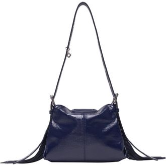 Maje Naplak leather Miss M Mini bag in Navy at Nordstrom, Size Medium