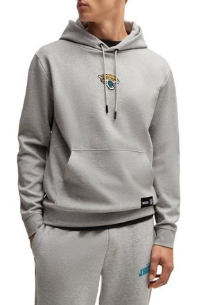BOSS x NFL Woodson Graphic Hoodie in Jacksonville Jaguars at Nordstrom, Size Xx-Large