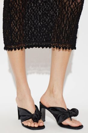 Rotate Heeled Mules, Womens, Black