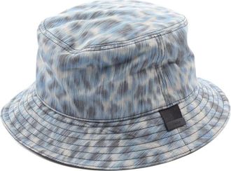 Dior Cappello bucket leopardato anni 2010 - Blu
