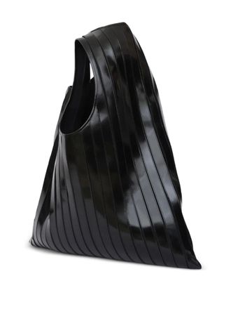 LGN Louis Gabriel Nouchi ribbed leather tote bag - women - Calf Leather - One Size - Black