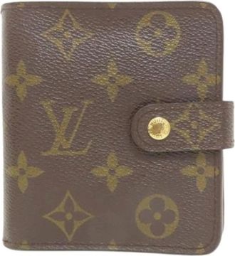Louis Vuitton Pre-owned Wallets, female, Brown, Size: ONE SIZE Pre-owned Vintage Monogram Bi-fold Wallet