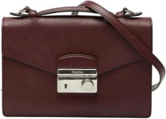 Prada Pre-owned Mini Bags, female, Red, Size: ONE SIZE Pre-owned Vintage Mini Bag