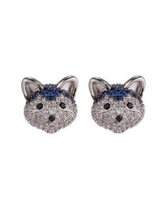 Eyecandy LA Eye Candy La Cz Husky Clear Stone Stud