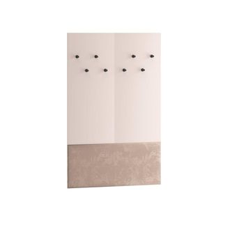 Petits Meubles Perchero de pared 8 perchas paneles laminados cachemira y madera