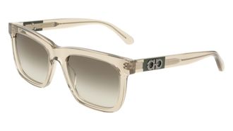 Ferragamo Grey Gradient Square Mens Sunglasses SF2113S 313 55