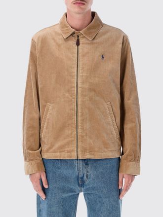 Polo Ralph Lauren Wynton Velvet Shirt Jacket with Embroidered Logo