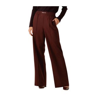 Harper & Yve Broeken, Dames, Bruin, S, Polyester, Dora-Pa Wijde Broek