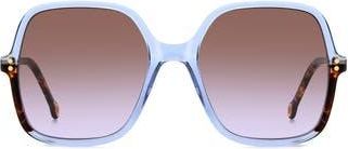 Carolina Herrera 56mm Square Sunglasses in Azure at Nordstrom Rack