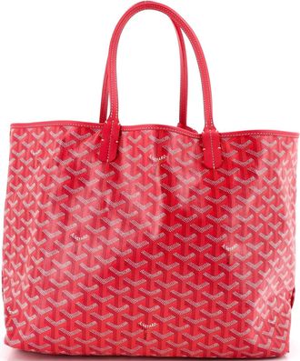 Goyard Saint Louis Reversible Tote Coated Canvas and Printed Canvas PM