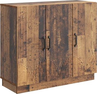 vidaXL Aparador Madera Envejecida 89 X 34,5 X 77 Cm Vidaxl