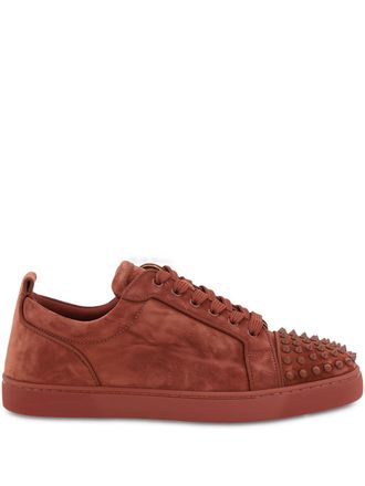Christian Louboutin Mens Rust Brown Fabric Sneakers Textile - Size EU 40