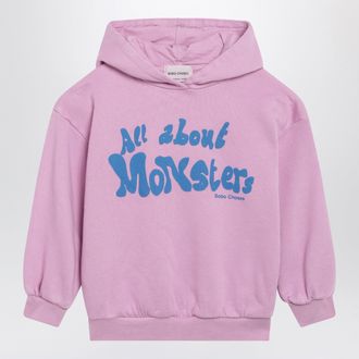 Bobo Choses All About Monsters Pink Organic Cotton Hoodie