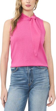 CeCe by Cynthia Steffe Cece Tie Neck Wool-Blend Tank