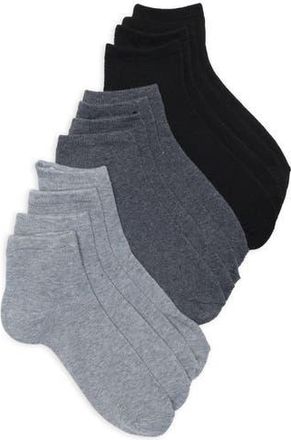 Lucky Brand 10-Pack Cushioned Quarter Socks in Charcoal Heather at Nordstrom Rack, Size 9/11