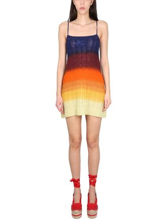 Etro Shaded Wool Mini Dress