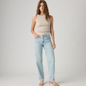 Levi's Loose Taper Jeans - Womens - 23X29 - Medium Wash / Message Sent