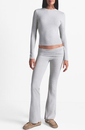 SKIMS Long Sleeve T-shirt, Womens, Grey
