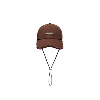 Jacquemus Heren, Accessoires, Bruin, Maat: 58 CM Katoen