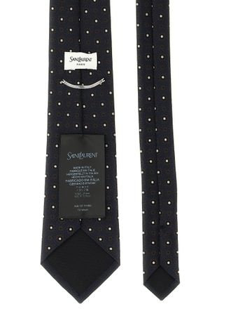 Saint Laurent Paris Necktie - Navy